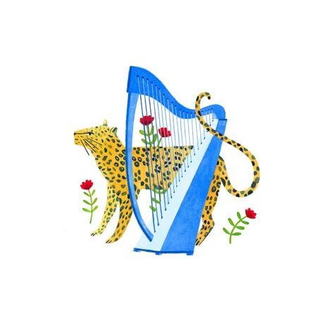 Illustration La harpe et le léopard